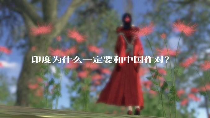 印度为什么一定要和中国作对？